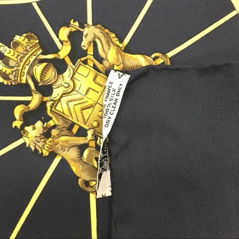 HERMES SPRINGS Carre 90 Silk 100% Scarf Multicolor - Picture 8 of 9